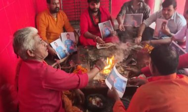 टी20 वर्ल्ड कप फाइनल से पहले जौनपुर में टीम इंडिया की जीत के लिए हवन-पूजन