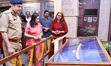 संग्रहालय में ‘एकल वस्तु प्रदर्शनी’ के अंतर्गत सोने की म्यान का प्रदर्शन