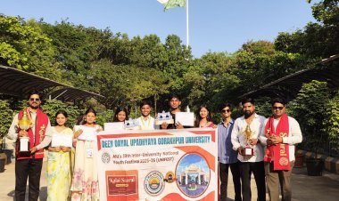 राष्ट्रीय युवा महोत्सव में तीन पदकों से शोभित हुआ गोरखपुर विश्वविद्यालय