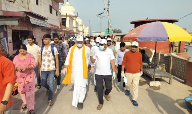 राष्ट्रपति के आगमन से पूर्व नगर निगम ने अयोध्या में चलाया विशेष स्वच्छता अभियान