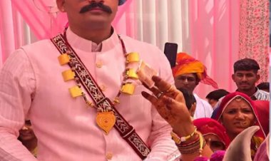 आईपीएस कृष्ण और अंशिका परिणय सूत्र में बंधे : बाड़मेर से जोधपुर पहुंची बारात