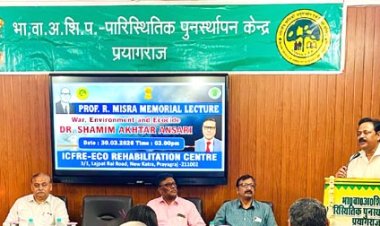 शांति और स्थिरता ही पर्यावरण संरक्षण का सबसे प्रभावी मार्ग : डॉ अंसारी