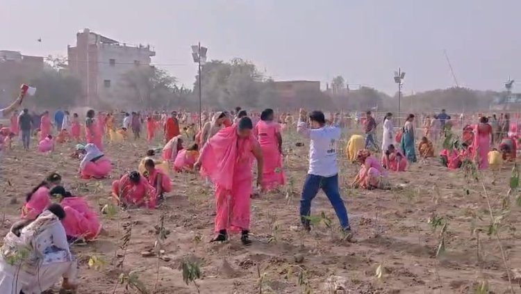 चीन का रिकॉर्ड ध्वस्त कर काशी ने रचा नया वैश्विक कीर्तिमान, एक घंटे में रोपे 251446 पौधे
