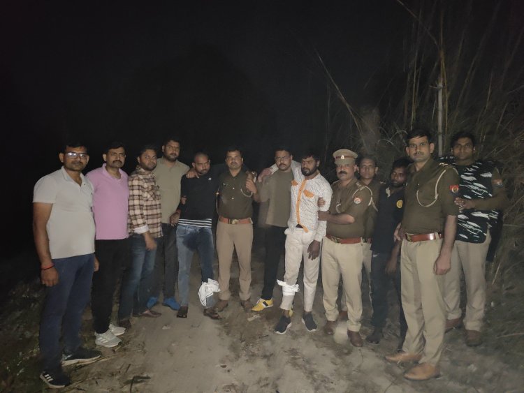 ऑटो सवार युवक से लूट करने वाले तीन बदमाश मुठभेड़ के बाद गिरफ्तार, दो के पैर में लगी गोली