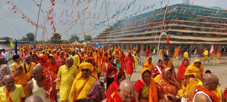 श्रीजीयर स्वामी ने श्रीराम जन्मभूमि की महिमा का किया बखान, पांच हजार यजमानों ने विश्व कल्याण के लिए दी आहुति