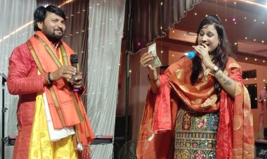 हनुमान जन्मोत्सव पर आयाेजित जागरण में भजनों पर रातभर झूमे श्रद्धालु