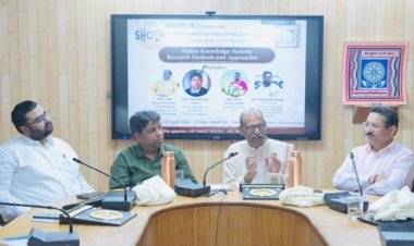 भारतीय ज्ञान परम्परा और शोध प्रवृत्तियों से ही होगा बौद्धिक आत्मनिर्भरता का उदय : अभय प्रताप सिंह