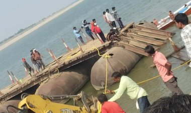 उत्तर प्रदेश के दो दर्जन जिलों में आंधी—पानी, कई जिलाें में ओलावृष्टि हुई, प्रयागराज में पीपा पुल बहा