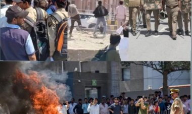 नोएडा में मंगलवार को भी श्रमिकों का बवाल जारी, कई जगह उग्र प्रदर्शन