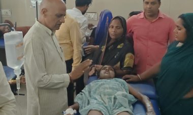 रामूडीहा में भीषण अग्निकांड, 05 मासूम झुलसे, विधायक की तत्परता से मिली राहत