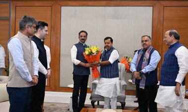 राघव चड्डा समेत आआपा के तीन सांसदों का नितिन नवीन ने किया स्वागत