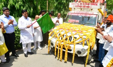 उर्जा मंत्री ने विद्युत वैन का किया उद्घाटन,प्रतिदिन 8-8 घंटे की 3 शिफ्टों में करेगी काम