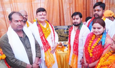 अयोध्या के छोटी देवकाली तिराहे पर सिंदूर स्मृतिका का महापौर ने किया शिलान्यास