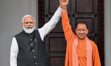 प्रधानमंत्री मोदी के स्वागत में मुख्यमंत्री योगी आदित्यनाथ ने लिखा संदेश