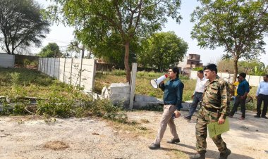 केडीए ने 15 एकड़ में अवैध प्लाटिंग पर किया ध्वस्तीकरण, 10 हजार वर्ग मीटर पर नोटिस