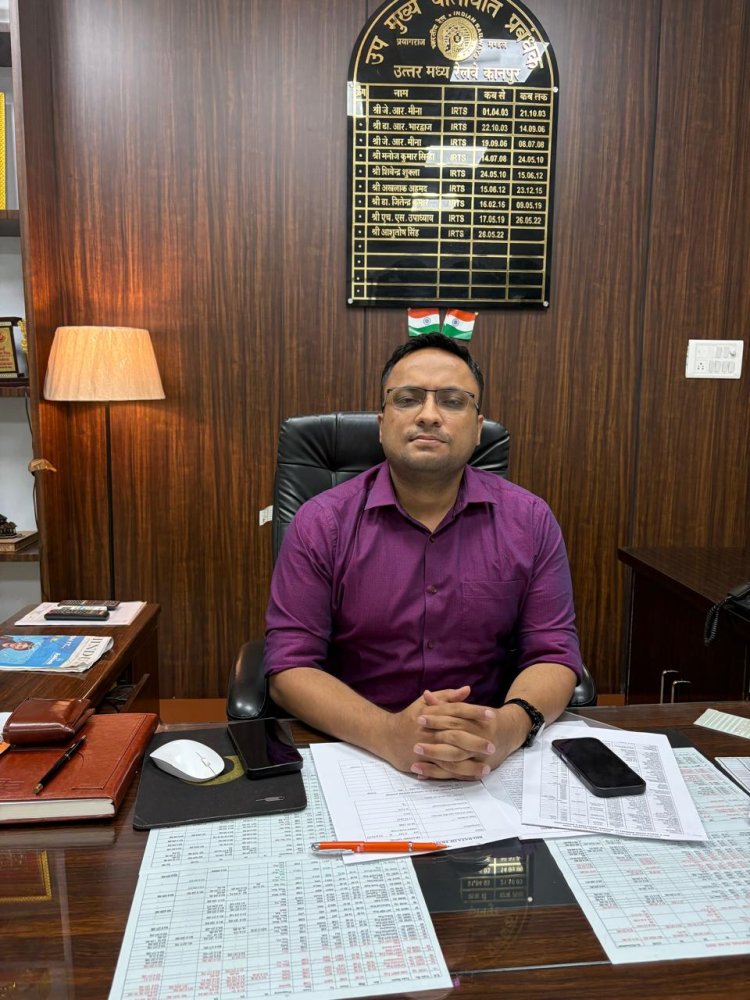 अकांशु गोविल ने उप मुख्य यातायात प्रबंधक एवं स्टेशन डायरेक्टर कानपुर का संभाला कार्यभार