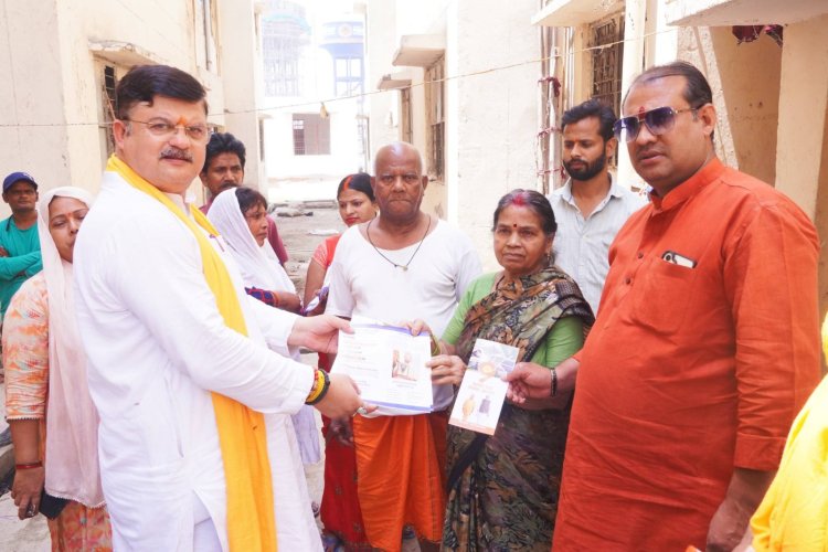 अम्बेडकर जयंती सप्ताह : अयोध्या में भाजपा नेता अनुसूचित बस्तियों में घर—घर कर रहे संपर्क