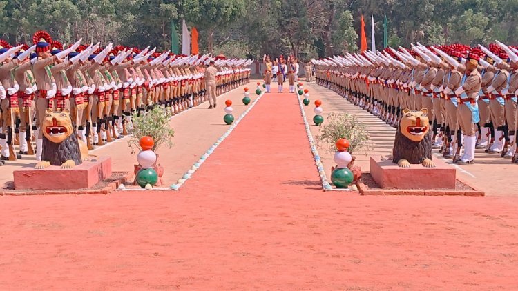 रामनगर पीएसी 36वीं वाहिनी के दीक्षांत समारोह ग्रैंड परेड की हुई रिहर्सल, 26 अप्रैल को समारोह