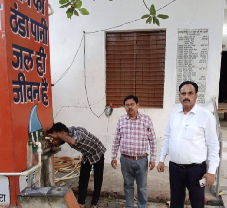 एटा में भीषण गर्मी में पेयजल आपूर्ति के लिए नगर पालिका ने किये पुख्ता इंतजाम
