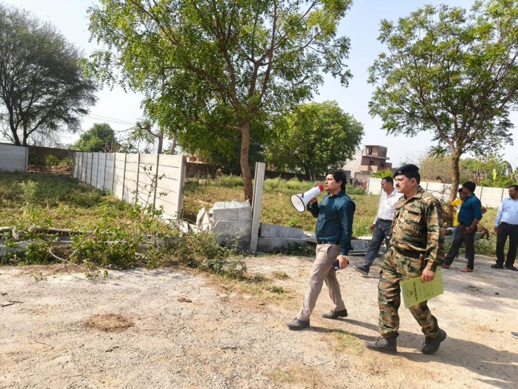 केडीए ने 15 एकड़ में अवैध प्लाटिंग पर किया ध्वस्तीकरण, 10 हजार वर्ग मीटर पर नोटिस