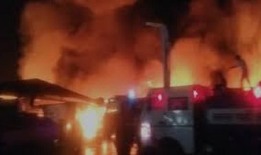 जबलपुर में कटंगी बायपास के लॉजिस्टिक पार्क में लगी भीषण आग, तीन गोदाम जले, लाखों का नुकसान
