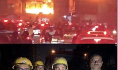 फर्नीचर मार्केट में लगी आग, आठ दुकानें जलीं