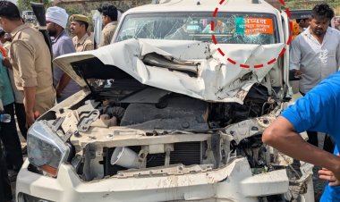 वाहन की टक्कर से मजदूर की मौत, साथी गंभीर घायल