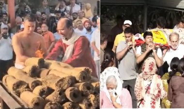  ट्विशा शर्मा माैत मामला : 12 दिन बाद हुआ अंतिम संस्कार, भाई मेजर हर्षित ने दी मुखाग्नि