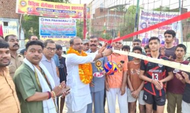 ग्रीष्मकालीन वॉलीबाल प्रशिक्षण शिविर का हुआ शुभारम्भ