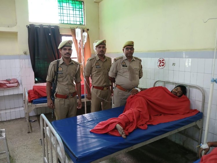 जौनपुर में पुलिस मुठभेड़ में घायल बदमाश गिरफ्तार , दूसरा फरार