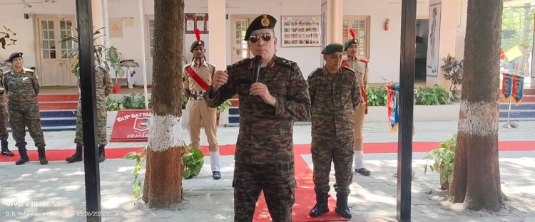 एडीजी एनसीसी मेजर जनरल गौरव गौतम ने कैडेट्स में भरा राष्ट्रसेवा का जोश