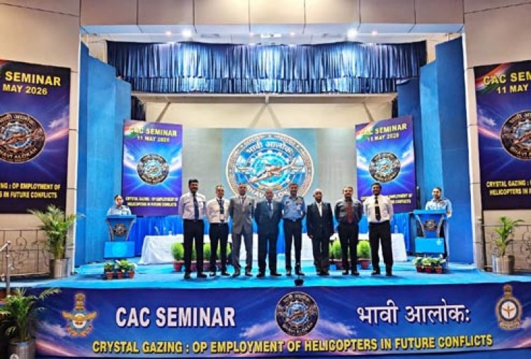 भविष्य के संघर्षों में हेलीकॉप्टर की परिचालन उपयोगिता के पूर्वानुमान पर संगोष्ठी