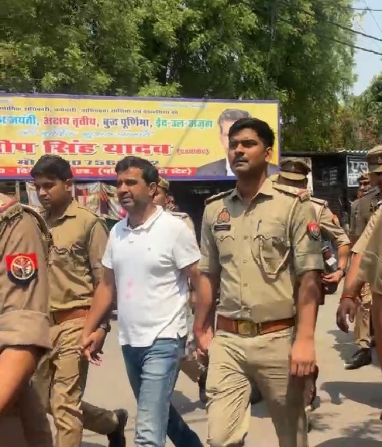 हाईकोर्ट से राहत के बाद फिर जेल पहुंचे आशीष उपाध्याय