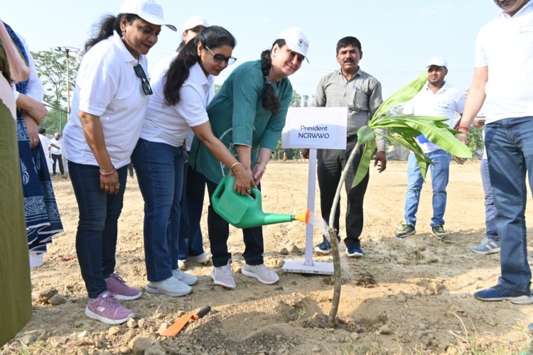 उत्तर मध्य रेलवे मुख्यालय में विश्व पर्यावरण दिवस पखवाड़े पर पर्यावरण जागरूकता साइकिल रैली व पौधरोपण