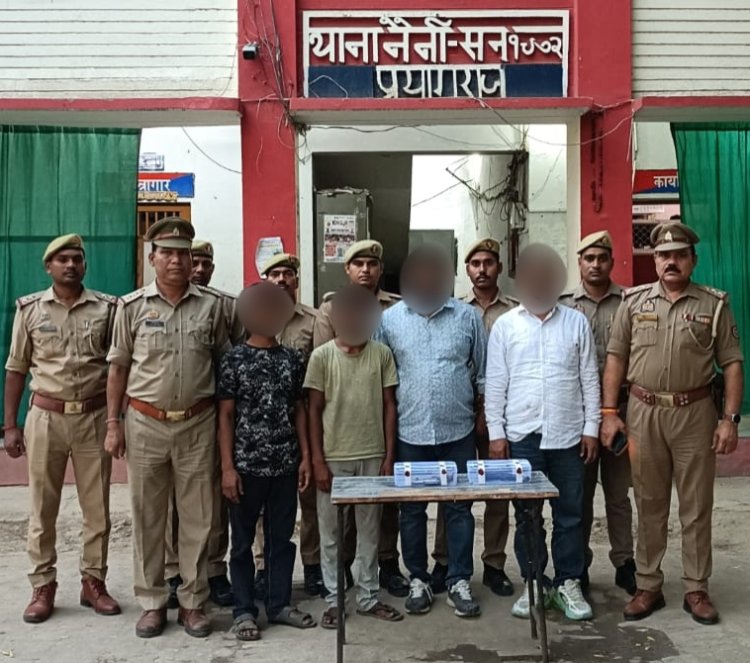 प्रापर्टी डीलर हत्या मामले में आराेपिताें की गिरफ्तारी के बाद हत्या में प्रयुक्त असलहा बरामद
