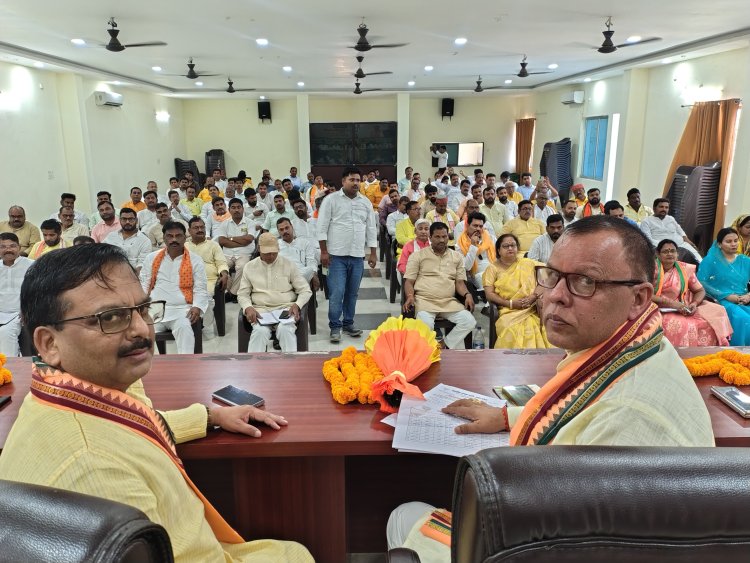 भाजपा जिला कार्यशाला में गूंजा ‘विकसित भारत’ का संकल्प