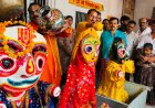 वैदिक मंत्रोच्चार के बीच भगवान जगन्नाथ, बलभद्र व सुभद्रा का हुआ भव्य स्नान, हजारों श्रद्धालु बने साक्षी