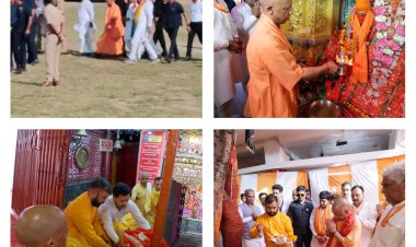 मुख्यमंत्री योगी ने सहारनपुर में मां शाकुम्भरी का दर्शन के बाद की समीक्षा