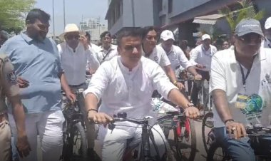 प्रधानमंत्री मोदी के स्वागत में ‘साइकिल नगरी’ बना सूरत, 5000 से अधिक साइकिलों के साथ दिया गया ग्रीन संदेश