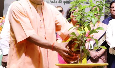 पर्यावरण दिवस पर यूपी में लगे पांच करोड़ पौधे, मुख्यमंत्री योगी ने दिलाये पर्यावरण संरक्षण के पंच संकल्प