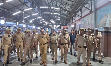 कानपुर सेंट्रल स्टेशन पर पुलिस भर्ती परीक्षा को लेकर चला सघन चेकिंग अभियान