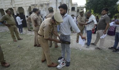 उप्र पुलिस भर्ती परीक्षा : पहले दिन 25 फीसदी ने छोड़ी परीक्षा, दो गिरफ्तार