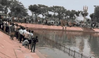 रील बनाने के चक्कर में सराेवर में डूबा छात्र, माैत