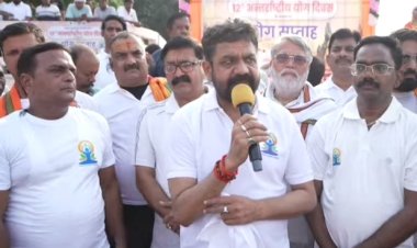 देश योग करेगा तो स्वस्थ्य और निरोग रहेगा, भविष्य में यह देश विश्व गुरु बनेगा : डॉ दयाशंकर मिश्र