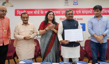 सतीश उपाध्याय ने दिल्ली जल बोर्ड के उपाध्यक्ष का पदभार संभाला, नए सदस्यों ने ली शपथ