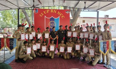 एनसीसी ‘बी’ प्रमाण पत्र परीक्षा में 15 यूपी बटालियन के 303 कैडेट्स हुए सफल