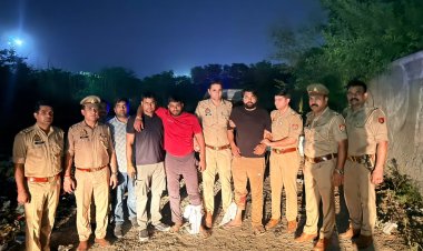ट्रांसपोर्टर की हत्या में वांछित दो बदमाश पुलिस मुठभेड़ में गिरफ्तार, दोनों के पैर में लगी गोली