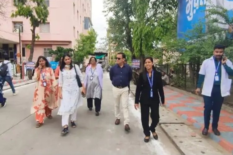 उज्जैनः एनक्यूएएस की टीम ने प्रारंभ किया निरीक्षण, गंदगी देख नाराज हुए सदस्य