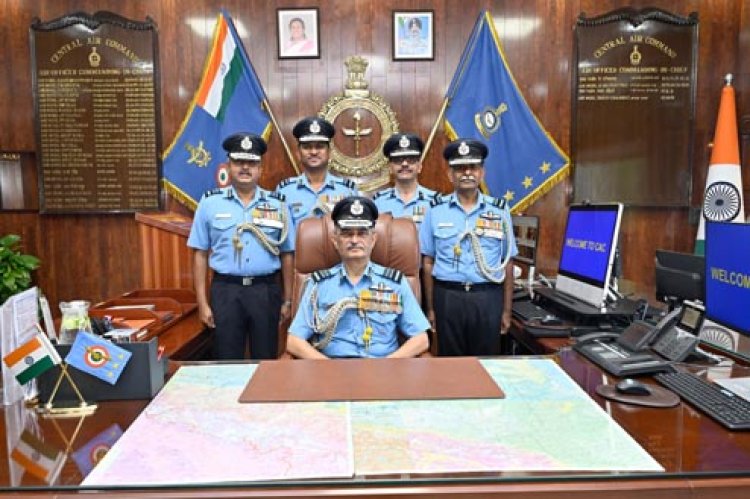एयर मार्शल तरुण चौधरी ने मध्य वायु कमान के वायु अफसर कमांडिंग-इन-चीफ का कार्यभार संभाला