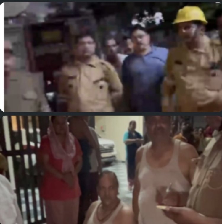 फ्लैट में लगी भयंकर आग, परिवार के चार लोगों की दमकल कर्मियों ने बचाई जान, तीन पालतू कुत्तों की मौत